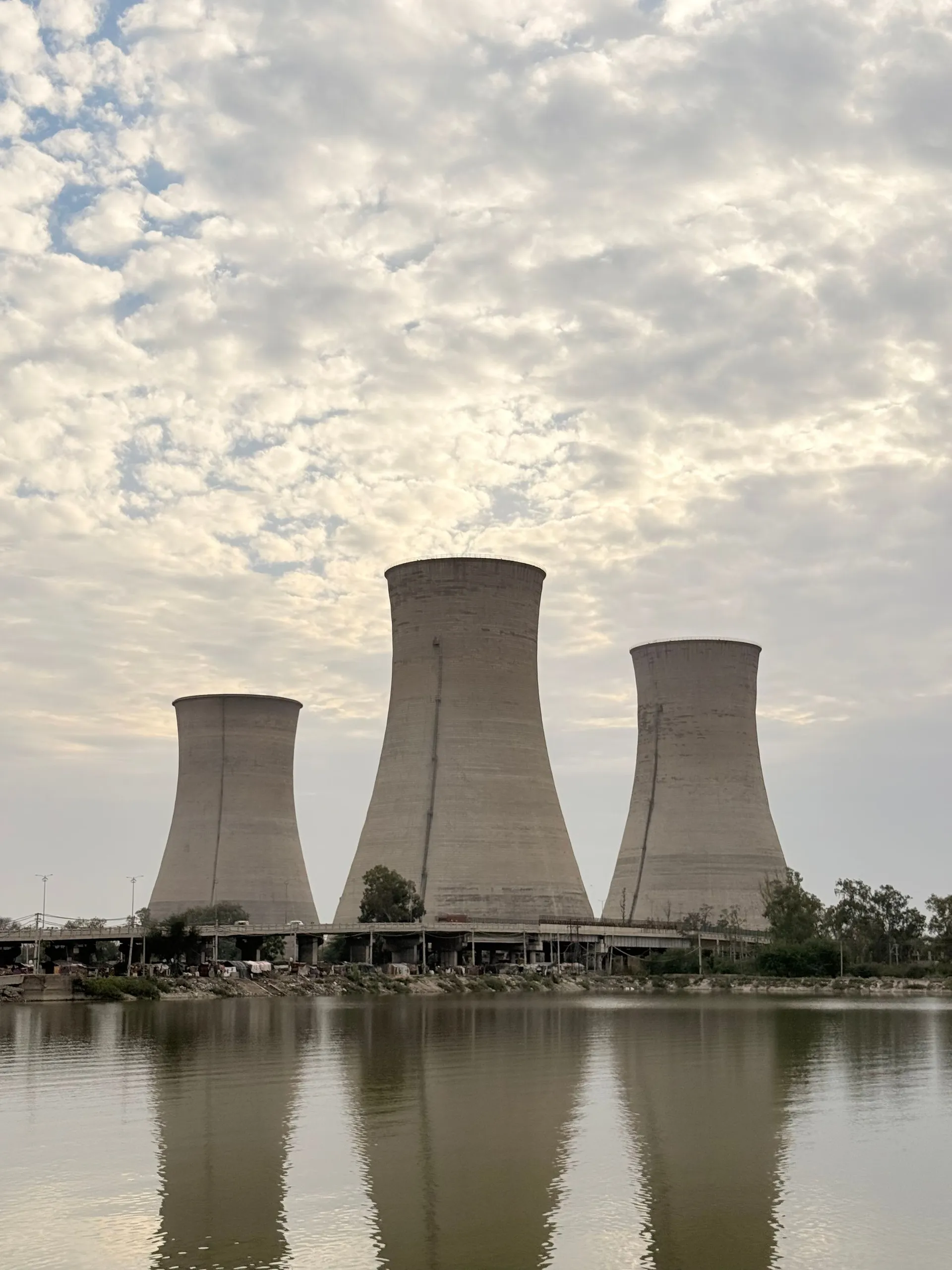 Industrial cooling towers, where Legionella risk in cooling water is managed